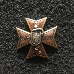 Odznaka - 103 Szpital Wojskowy z Polikliniką Olsztyn w kolorze brązu